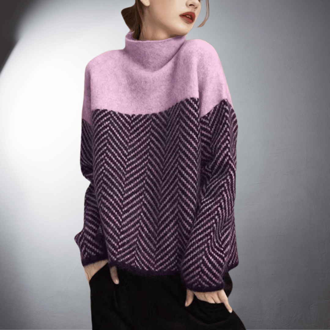 Ebba® | Pull col roulé en coton durable