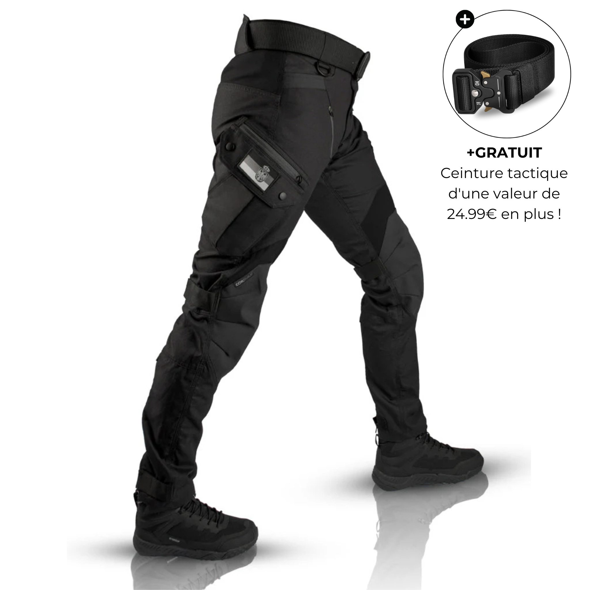 ApexCargo® | Pantalon de travail ultra-robuste avec 10 poches