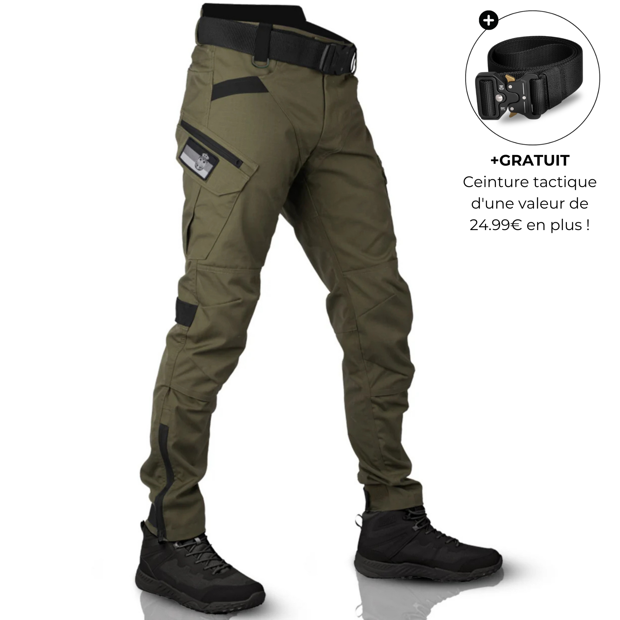 ApexCargo® | Pantalon de travail ultra-robuste avec 10 poches