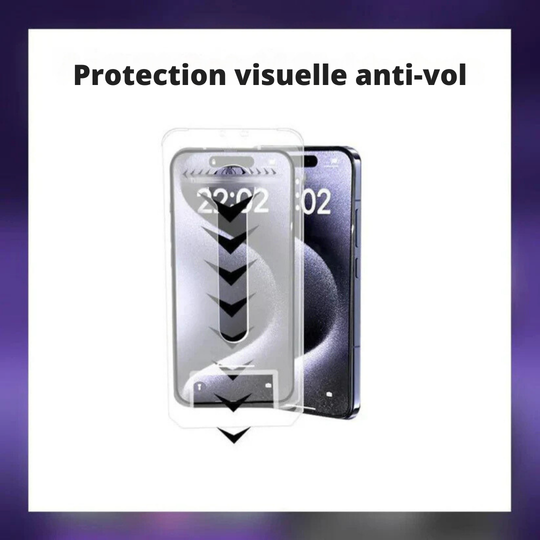 Protection d'écran 3 en 1 - iPhone/Samsung