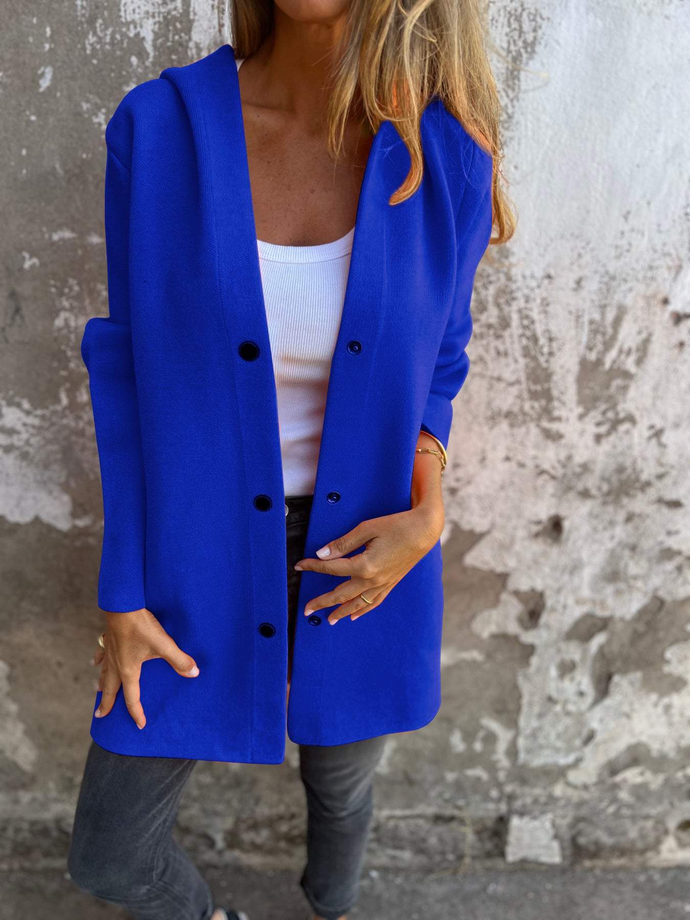 Nora® | Cardigan à Boutons et Capuche