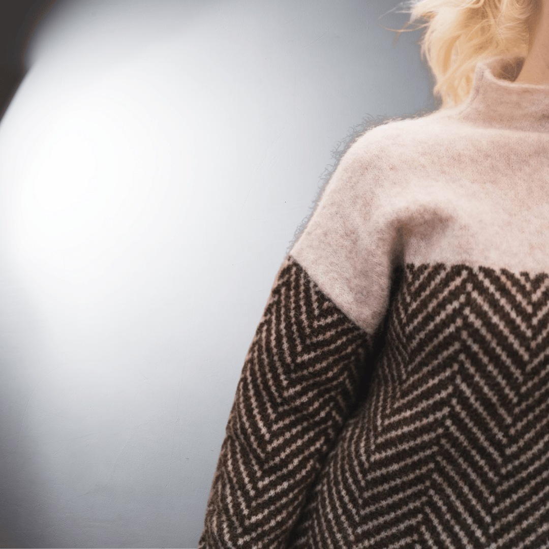 Ebba® | Pull col roulé en coton durable