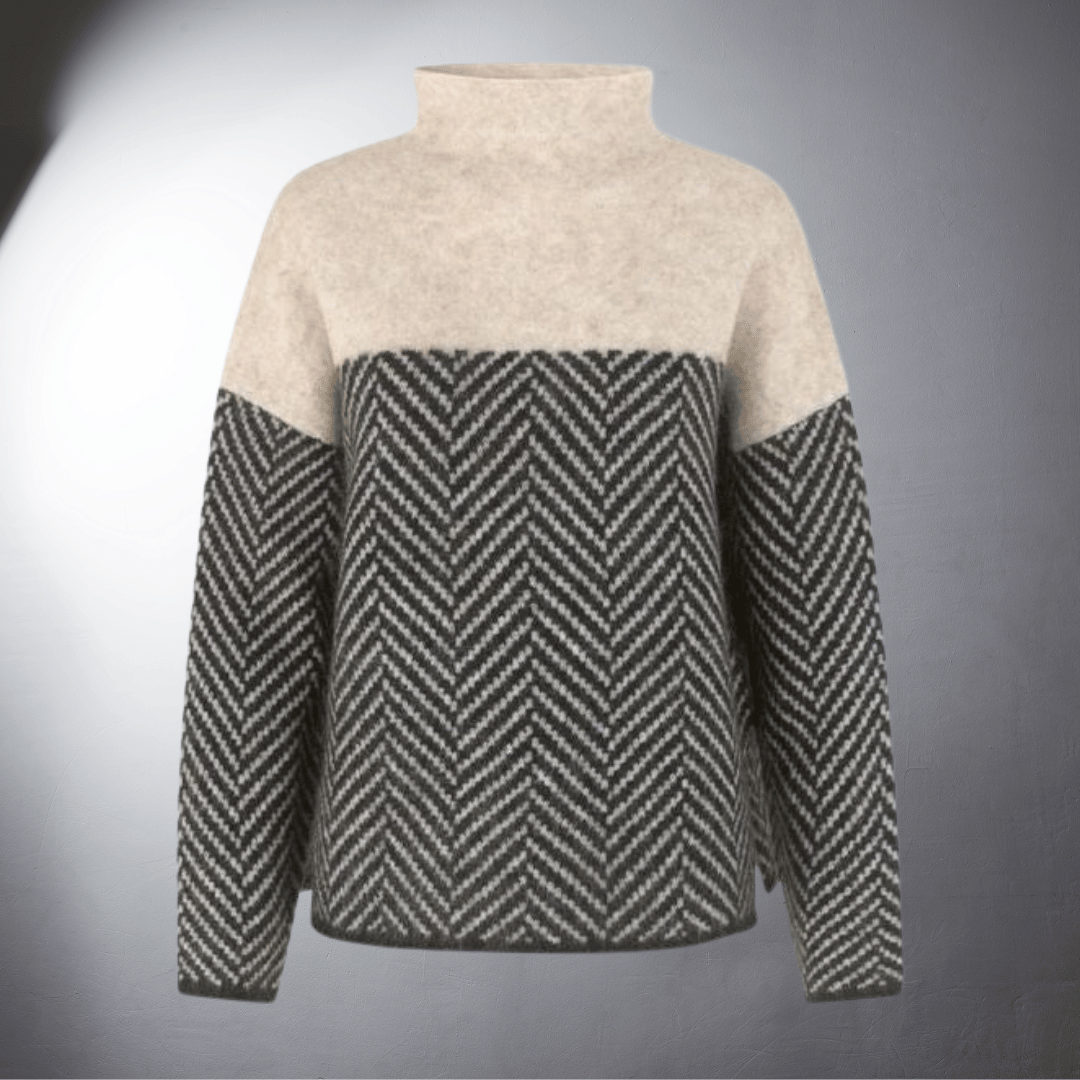 Ebba® | Pull col roulé en coton durable