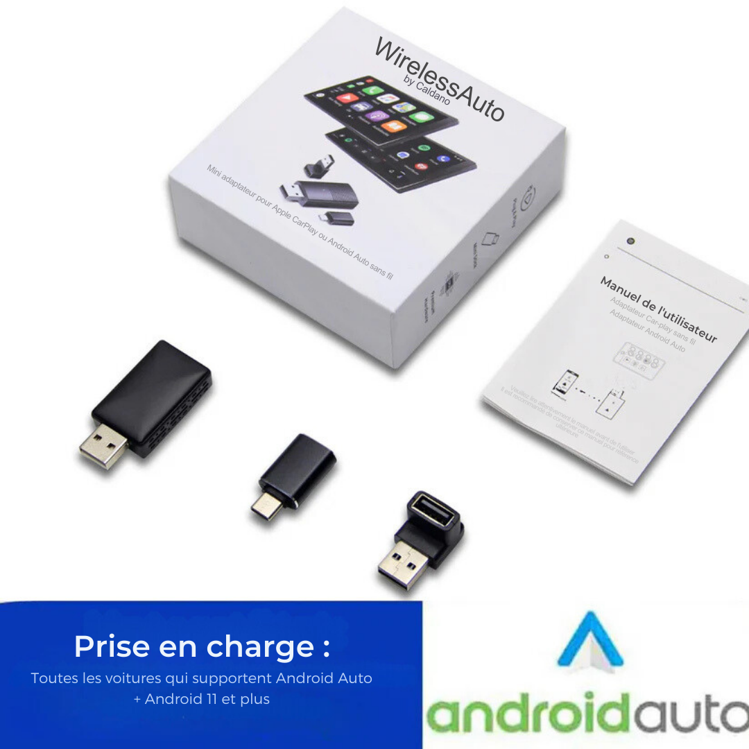 Adaptateur WirelessAuto® | Solution sans fil universelle + 2 ans de garantie