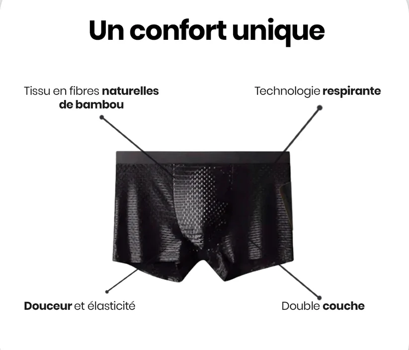 Maxime® | Boxer Fraîcheur et Douceur en Bambou