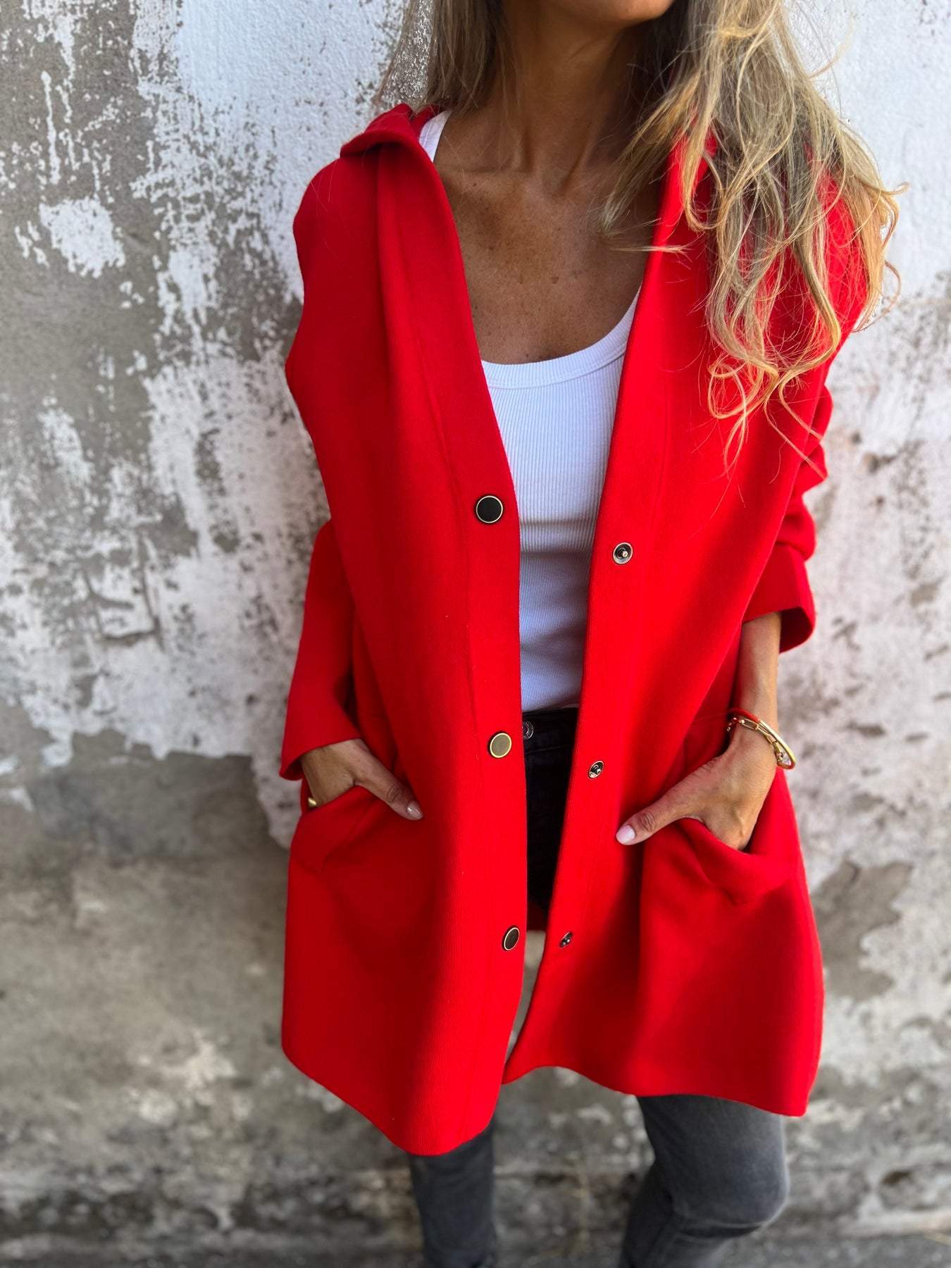 Nora® | Cardigan à Boutons et Capuche