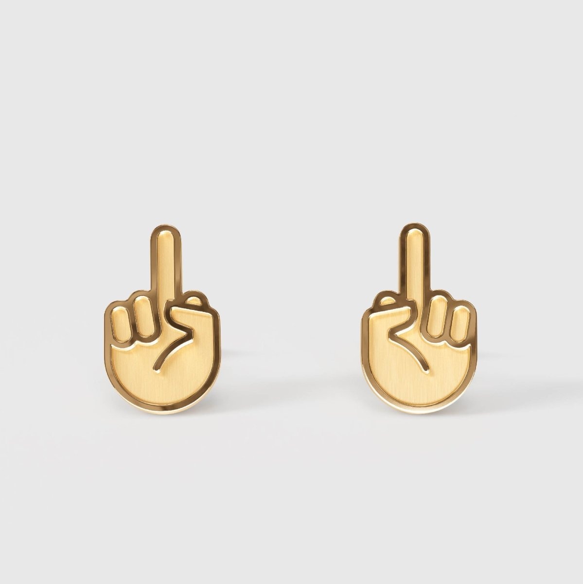 F*CK YOU – BOUCLES D'OREILLES CLOUS