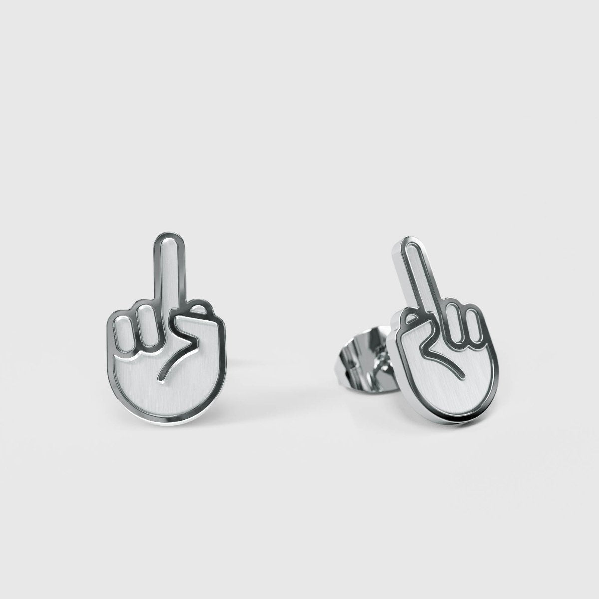 F*CK YOU – BOUCLES D'OREILLES CLOUS