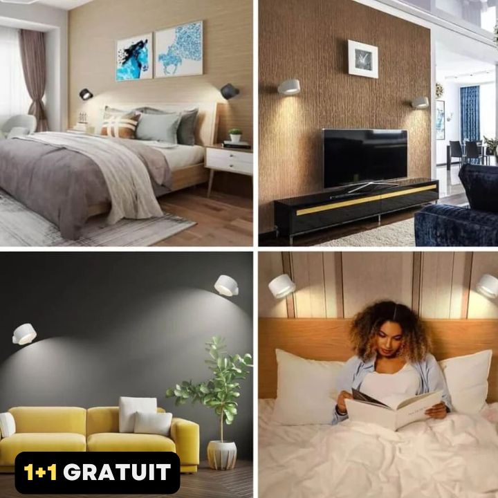 Lampe Murale Rotative® | Éclairage Personnalisé