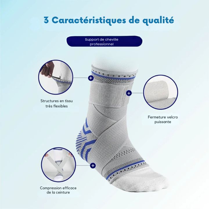 Chevill'Support Pro® | Support Orthopédique de Cheville