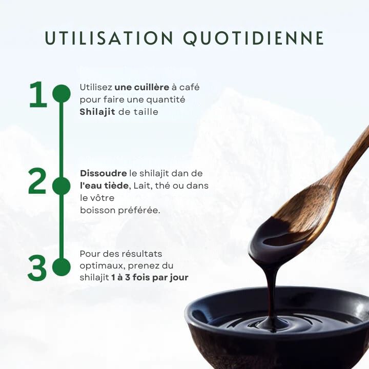 Shilajit de l'Himalaya 100% Premium