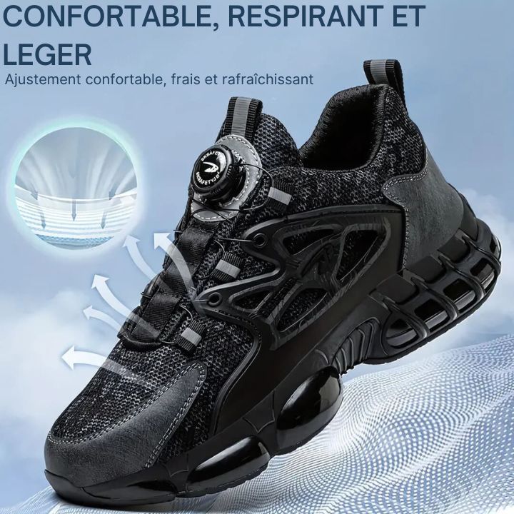 SecureStride® | Chaussures de Sécurité et Confort Orthopédique