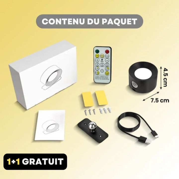 Lampe Murale Rotative® | Éclairage Personnalisé