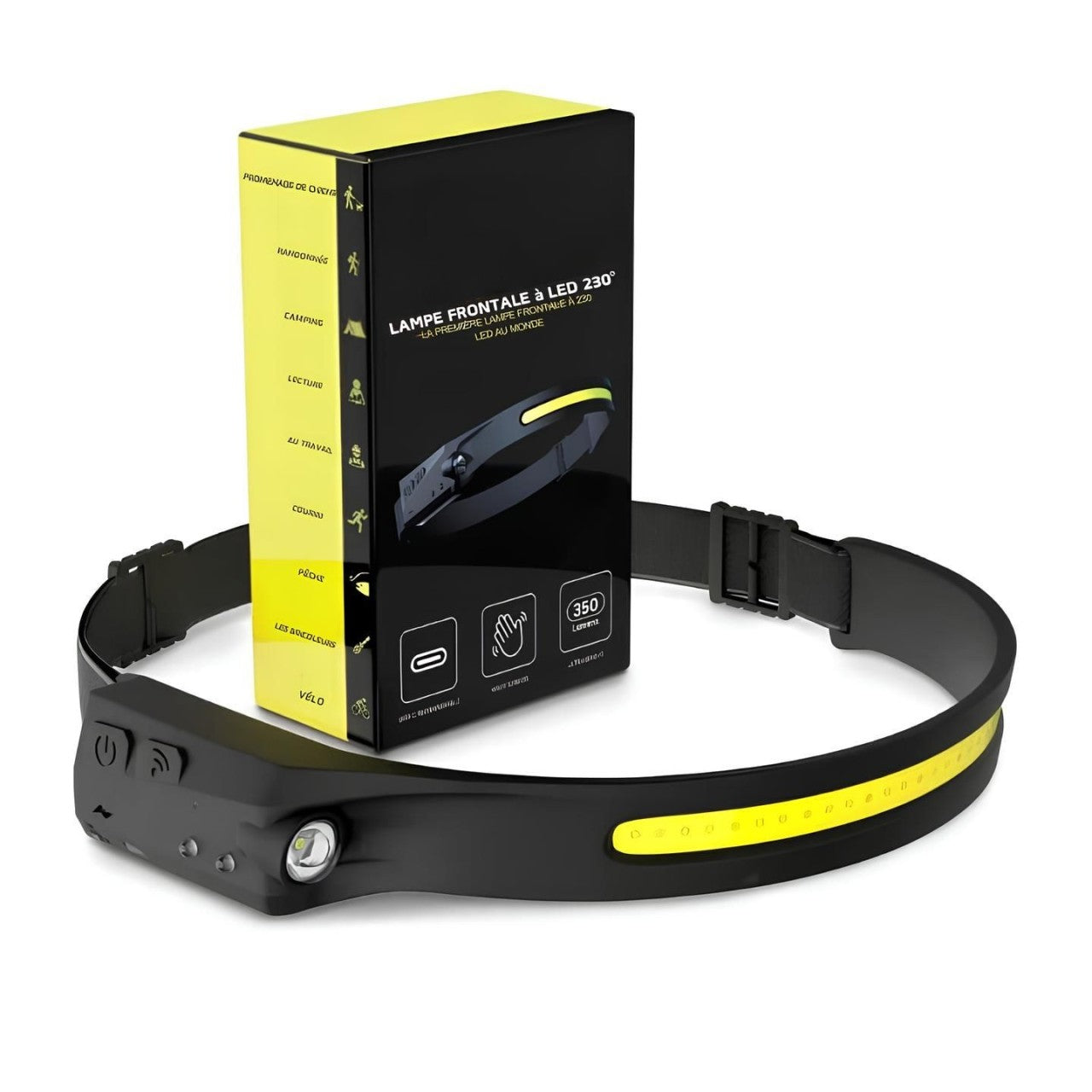 Lampe Frontale GlowGear® | Sécurise la marche en plein air