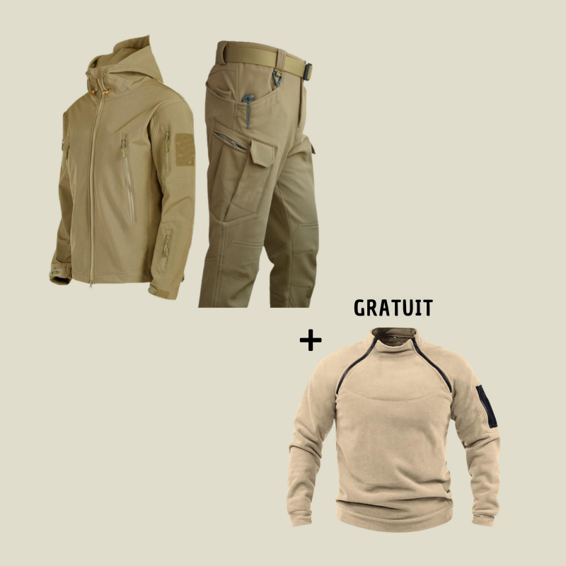 Jorge® | Combinaison Imperméable Militaire + Polaire Gratuite