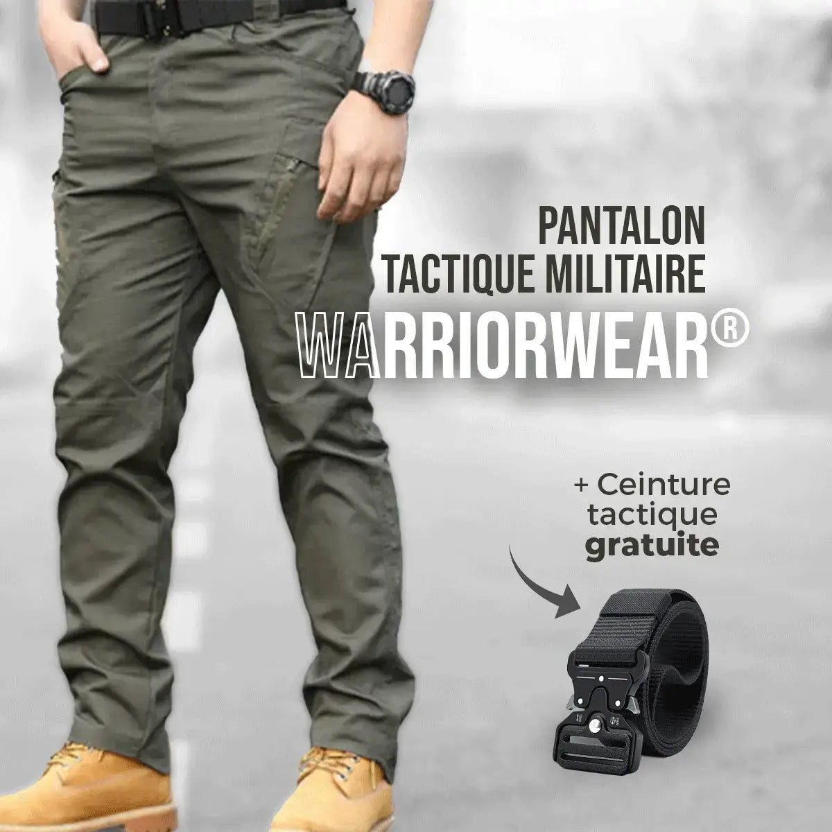 WarriorWear® | Pantalon Tactique Militaire (+ Ceinture Tactique Gratuite)