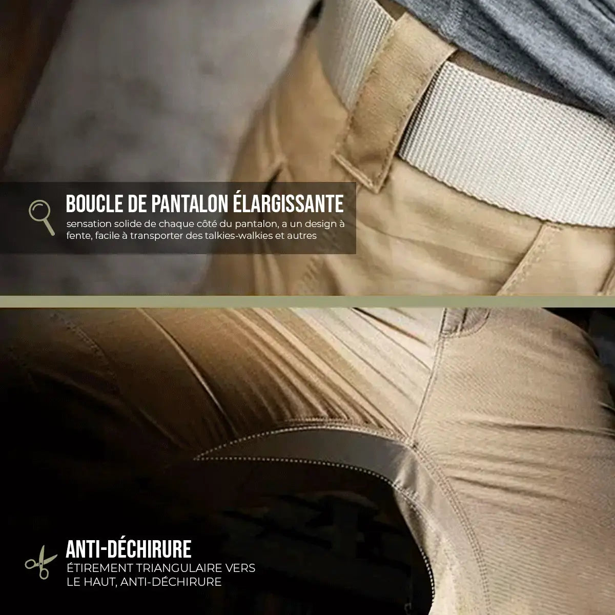 WarriorWear® | Pantalon Tactique Militaire (+ Ceinture Tactique Gratuite)